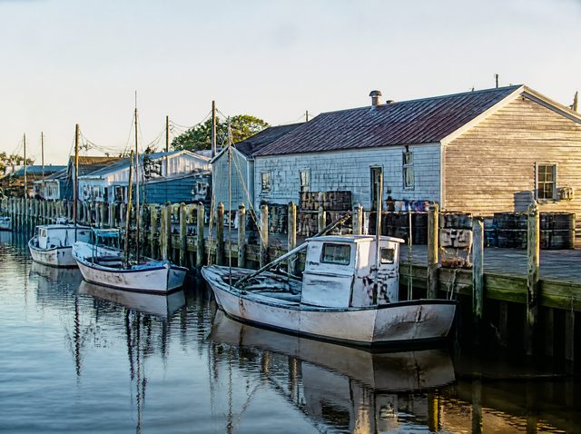Calabash, NC fishing village waterfront